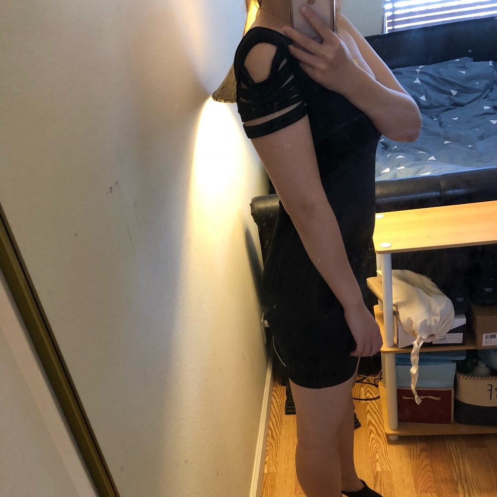 One shoulder dress